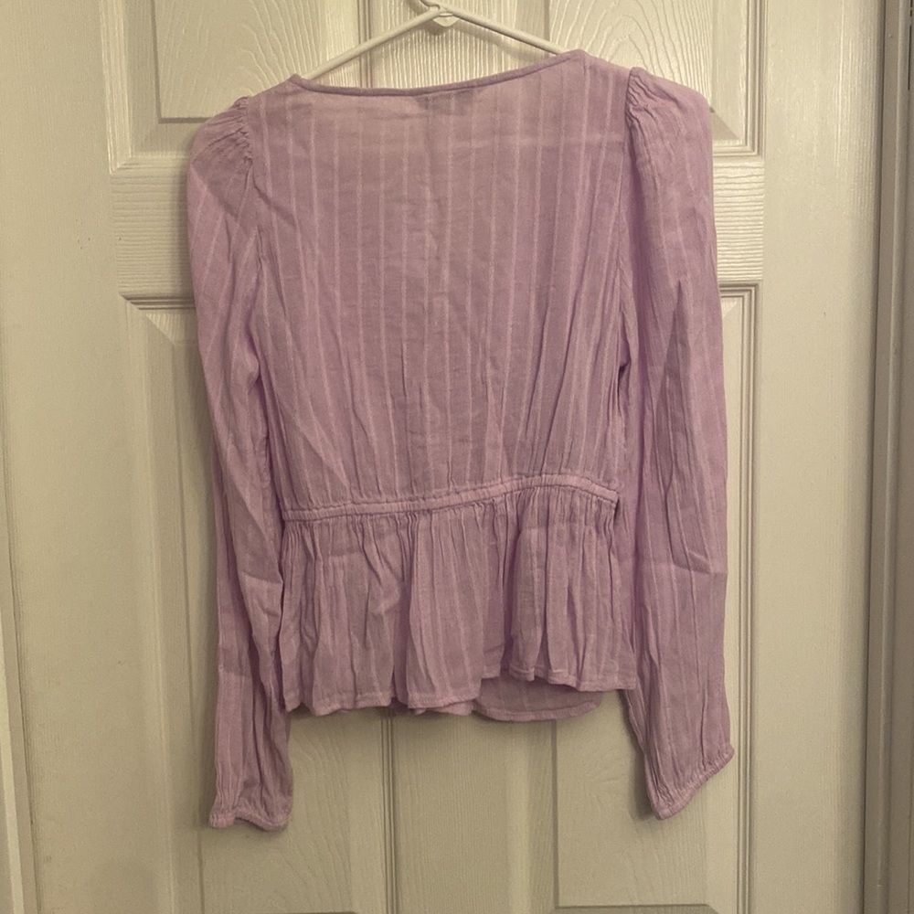 American eagle wrap peplum top NWT - Picture 7 of 9